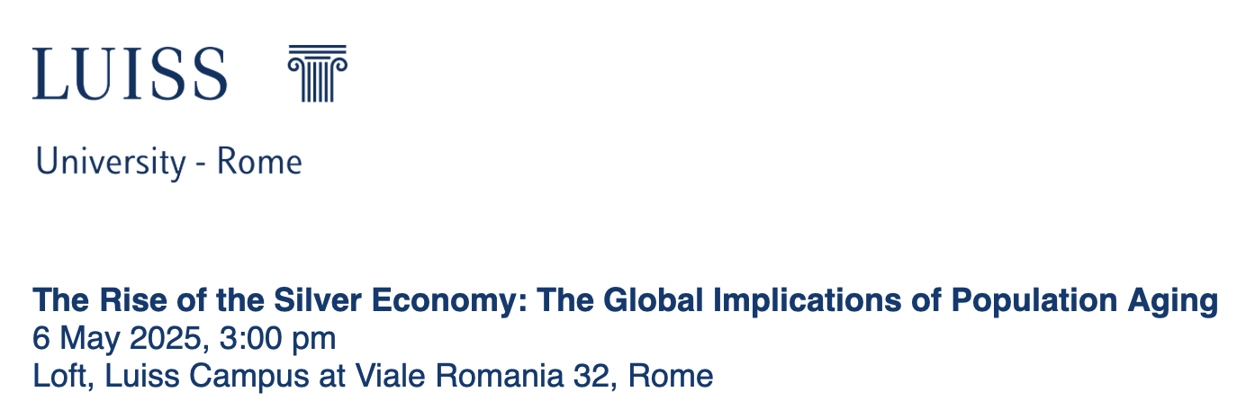 The Rise of the Silver Economy: The Global Implications of Population Aging